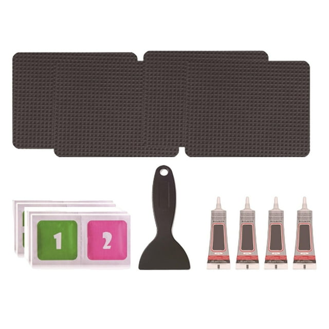 koolsoo Kit de Réparation de Trampoline Réparation de Perforation es pour Tentes Imperméables Rectangulaire