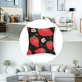 thumbnail image 5 of BANET Throw Pillow Covers for Couch Sofa Bed, Set of 2 Strawber Decorative Pillows Cushion Covers, Cute Summer Fruit Pillow Inserts Not Included 20x20in, 5 of 7