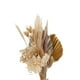 thumbnail image 1 of Arreglo floral con hojas de palma y flores secas naturales de estilo bohemio. Oro, 1 of 7