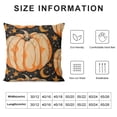 thumbnail image 5 of PHYHOO Fall Pumpkin Pillow Cover, Moon Embellished Orange Autumn Pillowcase Soft Holiday Decor Pillow Case Double Sided Cushion Cover for Sofa Bedroom Bed Decor, 5 of 5