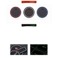 thumbnail image 2 of Riwesomey Alfombrilla para ranura de puerta de reposabrazos de coche, 19 piezas, portavasos montado en vehículo, almohadilla con ranura para Automoción decorativa y accesorios Negro, 2 of 6