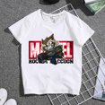thumbnail image 1 of Kids Summer Tops Tees Cartoon Spiderman White Short Sleeve T-Shirt, 1 of 5