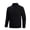 Black, variant on Mens Half Zipper Standing Collar Knit Sweaters Fall Winter Casual Long Sleeve Shirts Comfy Warm Pullover Sweaters Tops Gray M
