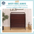 thumbnail image 2 of Liberty 3-Drawer Changing Table with Pad, Espresso, 2 of 13