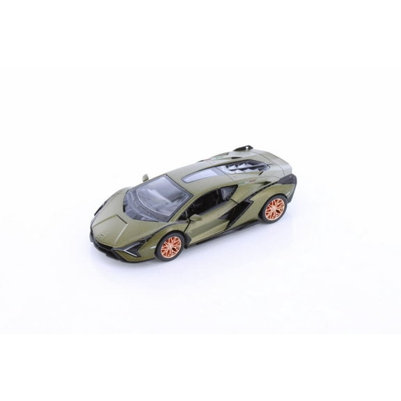 Lamborghini Sián FKP 37 Hardtop, Green - Kinsmart 5431D - 1/40 scale Diecast Model Toy Car