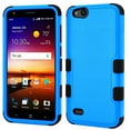 thumbnail image 2 of Kaleidio Case For ZTE Tempo X N9137 / Blade Vantage Z839 [Natural TUFF] Impact Protective Hybrid [Shock Absorption] 3-Piece Dual Layer Rubber Cover w/ Overbrawn Prying Tool [Blue/Black], 2 of 6