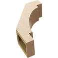 thumbnail image 6 of Ekena Millwork 5"W x 12"D x 16"H Merced Rough Cedar Woodgrain TimberThane Knee Brace, Primed, 6 of 6