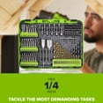 thumbnail image 3 of Greenworks 150 Pc Drill and Drill Bit Set with Case PA50103A1, 3 of 7