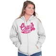 thumbnail image 5 of Crush Brest Cancer BCA Warrior Zip Hoodie Sweatshirt Women Brisco Brands M, 5 of 6