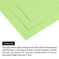 thumbnail image 4 of 50Pcs Leather Texture Paper Binding Covers, Binding Presentation Covers, 8.5x11.5 Inches, 8 Mil 65 Lb, Pale Green, 4 of 7