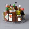 thumbnail image 1 of Rotator Rotator 11 Inch Tray Kitchen Round Rotating Organizer Table Suitable for Kitchen Cabinets Refrigerator Bathroom Rotating Food Storage (Color : Transparent), 1 of 5