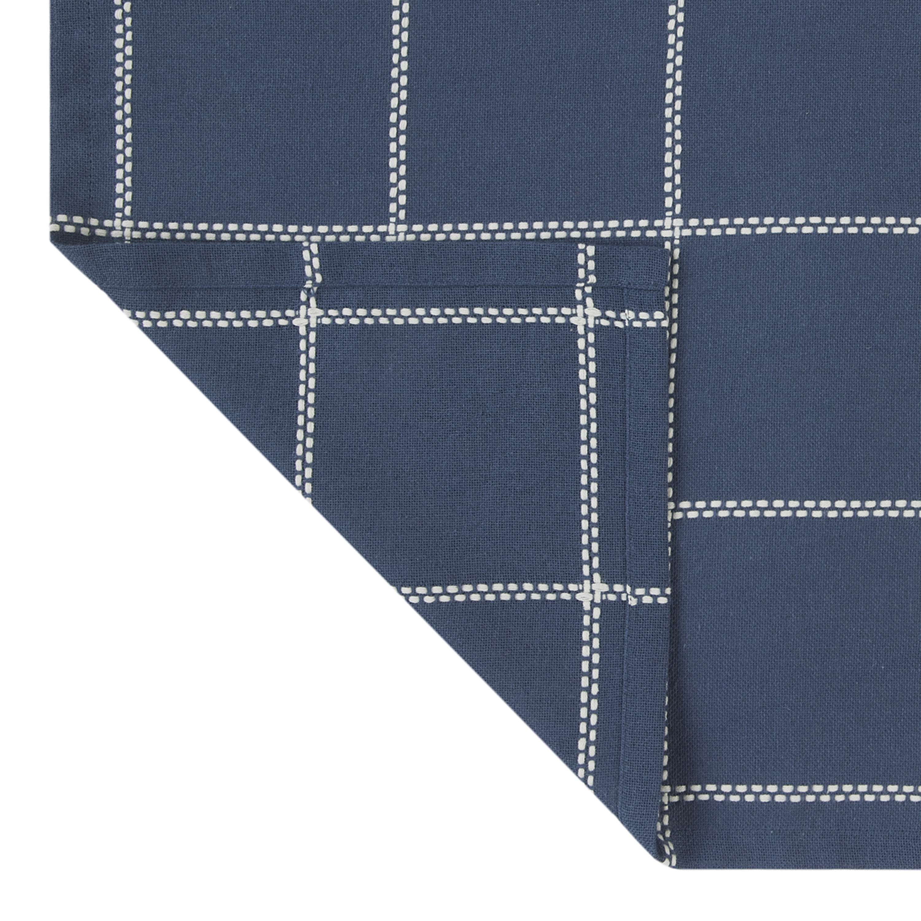 Better Homes & Gardens Woven Jamey 4 Pack Napkin Set - 20" x 20" - Washed Indigo - 100% Cotton