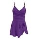 thumbnail image 3 of Trajes de baño de una pieza para mujer, traje de baño de bikini de malla con tirantes sin espalda de color sólido para mujer, traje de baño para mujer, 3 of 5