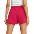 thumbnail image 6 of Cueply Women's Running Shorts High Waisted Athletic Gym Workout Shorts with Liner Zipper Pockets, 6 of 7