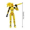 thumbnail image 2 of T13 Action Figure, Titan 13 3D Printed Action Figure, N13 Action Figure, Nova 13 Action Figure Dummy 13 Action Figure (White), 2 of 3
