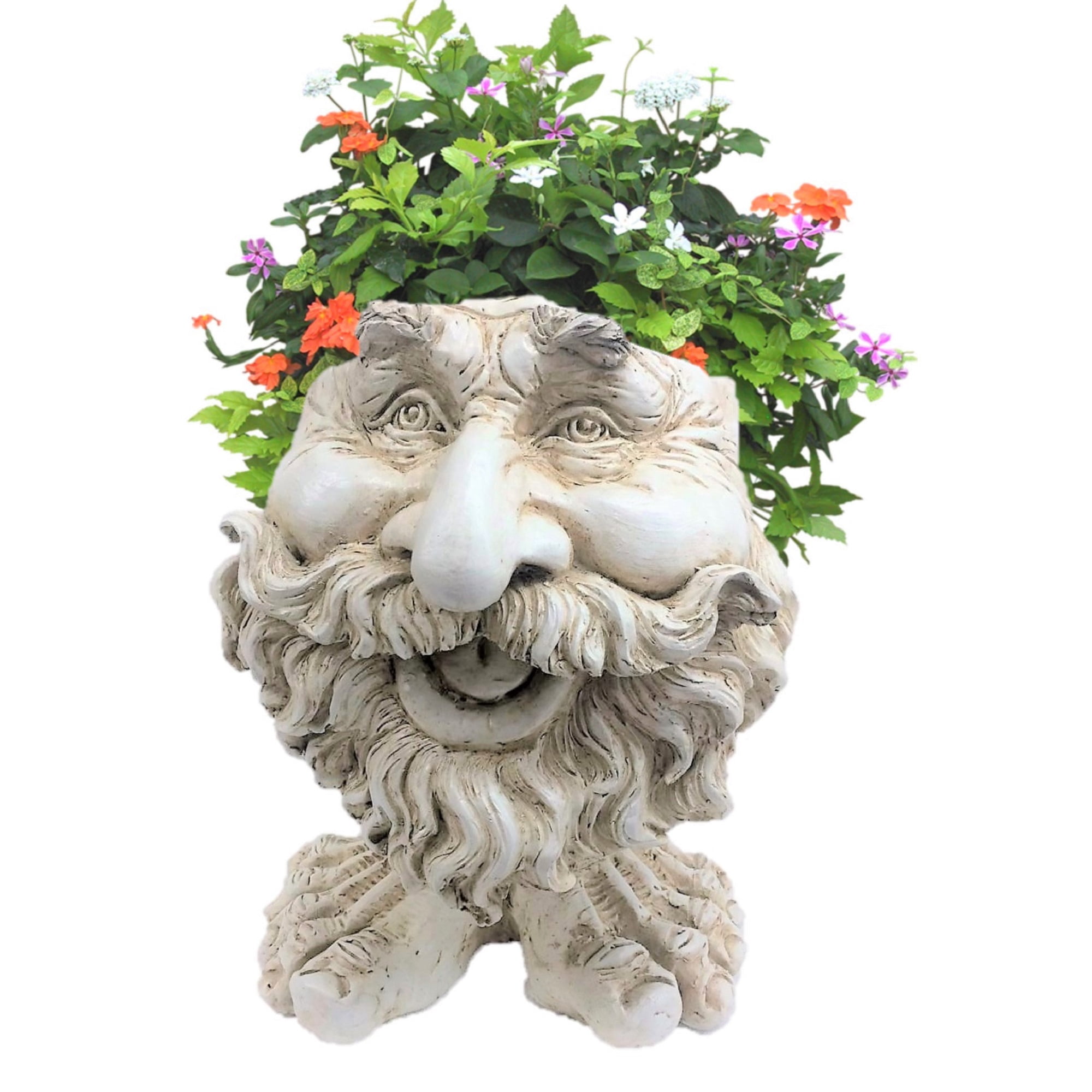 Muggly Homestyles Antique White Ole Salty the Muggly Face Humorous Statue ...