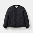 thumbnail image 4 of KAUOD Kids Lightweight Puffer Jackets Button Open Front Quilted Windproof Coats Boys Girls Long Sleeve Winter Outwear, 4 of 7