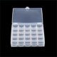 thumbnail image 5 of 1 caja de plástico vacía para bobinas de máquina de coser, organizador de bobinas, caja transparente para 25 carretes, 5 of 15
