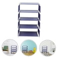 thumbnail image 6 of Pretyzoom Stainless Steel Shoes Shelf, Blue, 5-Layer, Multi-Purpose Household, 6 of 8