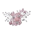 thumbnail image 2 of Horquillas para el pelo para boda, accesorios decorativos para fiestas, novedosos, ligeros, regalo para fiestas, pinzas para el pelo, para Alambre de plata rosa, 2 of 10