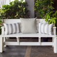 thumbnail image 2 of Riley Gray Rectangular Outdoor Throw Pillow, 2 of 5