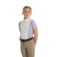 thumbnail image 2 of Equinavia Charlotte Kids Equestrian Short Sleeved Show Shirt with Cooling Mesh, 2 of 5