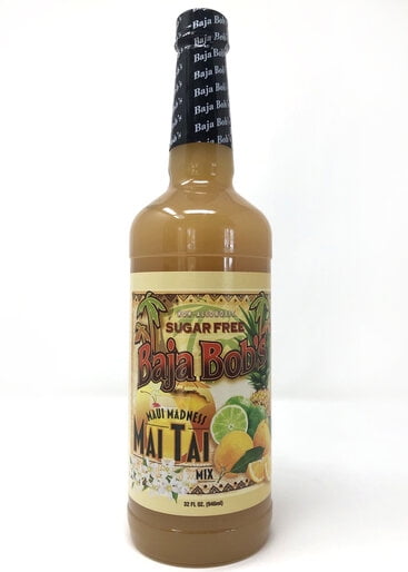 Baja Bob's Sugar-Free Cocktail Mixer, Mai Tai Orange and Lime, 32 Fluid Ounce