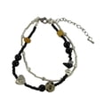 thumbnail image 1 of Pulsera de doble hebra con forma de corazón, pulsera de cuentas de la amistad, accesorio de moda para regalo, 1 of 5