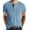 Light Blue, variant on YYDGH Mens Short Sleeve Henley Shirts Fashion Casual Button T Shirts with Pocket Blue S