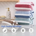thumbnail image 5 of Quick Drying Dog Bathrobe, Striped Pet Drying Towel Gown with Adjustable Waist Strap, Super Absorbent Microfiber Robe for Small to Large Dogs, 5 of 18