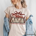 thumbnail image 5 of T-Ball Mama Coquette Red Bow T-Shirt, Retro White and Natural Tee for Proud Sports Moms, 5 of 8