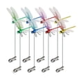thumbnail image 2 of 8 Pack Dragonfly Clip Bug Repellent, 3D Dragonfly Decor Gardening, Fake Dragonfly Clip, Dragonfly Hat Clip, 3D Dragonfly Garden Decorative Clips Easy to Use, Garden Bird and Fly Scare Devices, 2 of 9