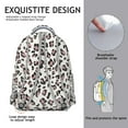 thumbnail image 2 of Tropical Leopard Backpack Cute Animal Print, Modern Cheetah Pattern School Bag for Students and Daily Use, 2 of 4