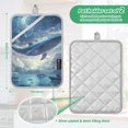 thumbnail image 6 of Yayeee Pot Holders Kitchen Heat Resistant with Pocket 7"x9.8" Cotton Oven Cooking Hot Pads, Night Floating Whale, 6 of 7