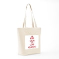 thumbnail image 7 of CafePress - Keep Calm And Love Iguanas Tote Bag - Unisex Canvas Tote Bag, Beige, 1-Piece, 7 of 7