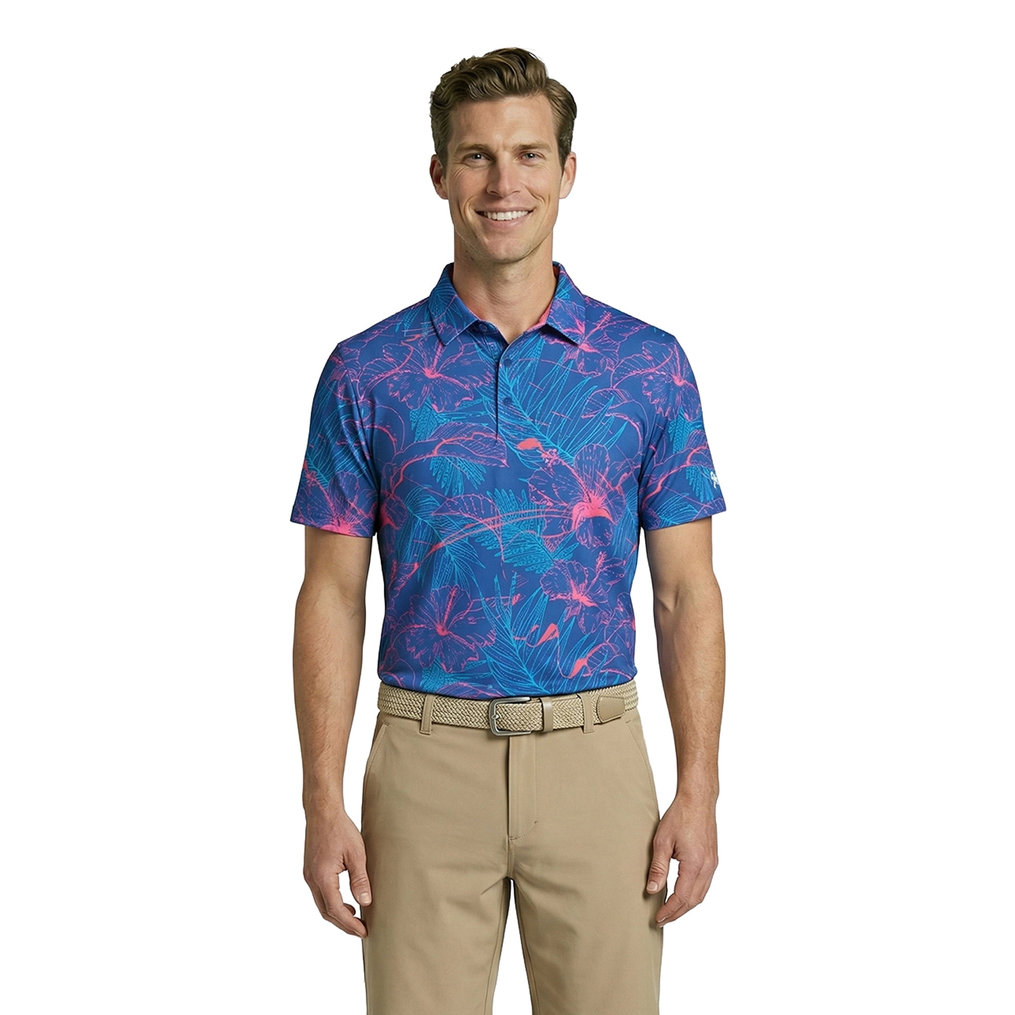 Birdie Bound Men's and Men's Big & Tall Novelty Golf Polos, Sizes XS-4XLT