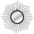 thumbnail image 2 of vidaXL Decorative Mirror Wall Bathroom Mirror Sunburst Powder-Coated Steel, 2 of 7