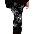 thumbnail image 5 of Halloween Leggings for Women Elastic High Waist Spooky Print Slim Fit Tights Pants Workout Running Yoga Pants, 5 of 9