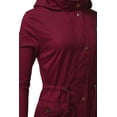 thumbnail image 4 of FashionMille Women Slim Fit Hooded Military Lightweight Thin Anorak Hoodie Jacket, 4 of 5