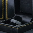 thumbnail image 5 of Dome Tungsten Ring - 6mm Brushed Black Ion Plated Comfort Fit Tungsten Carbide Anniversary Band, 5 of 5
