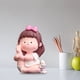 thumbnail image 1 of Figura de chica de yoga, figura de chica de yoga, figura de chica de yoga con pose de dibujos animados, decoración, adorno de chica de yoga, máxima comodidad, 1 of 12