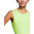 thumbnail image 3 of baleaf Women's Workout Tank Tops Sleeveless Running Athletic Shirts for Yoga Exercise Moisture Wicking Lime Green M, 3 of 6