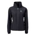 thumbnail image 2 of Women's Cutter & Buck Black Detroit Lions Helmet Charter Eco Recycled Full-Zip Jacket, 2 of 3