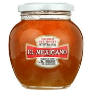 El Mexicano Natural Bee Honey, Miel de Abeja, 16 oz