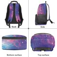 thumbnail image 6 of Aplkyhs Galaxy Axolotl Pack School Backpack for Kids Age 6-18 Ergonomic Padded Adjustable Straps Large Capacity Water Resistant Bookbag for K-12 Students Daily School Travel, 6 of 7