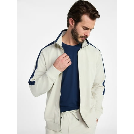 Athletic Works Men's and Big Men's Tricot Track Jacket, Sizes S-3XLT