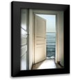 thumbnail image 1 of Marcel, Christian 13x18 Black Modern Framed Museum Art Print Titled - Behind the door, 1 of 5