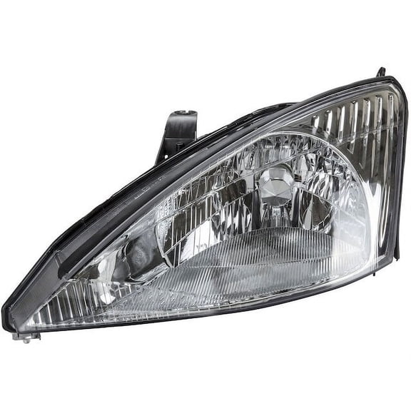 Left Headlight Assembly - Compatible with 2000 - 2002 Ford Focus 2001