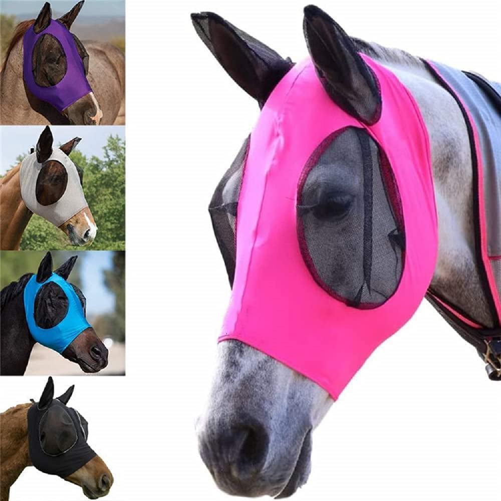 Mesh Eyes and Ears UV Protection SmithBuilt Horse Fly Mask Breathable Fabric 