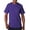 Purple, variant on Bayside BA7100 Adult 6.1 oz., 100% Cotton Pocket T-Shirt